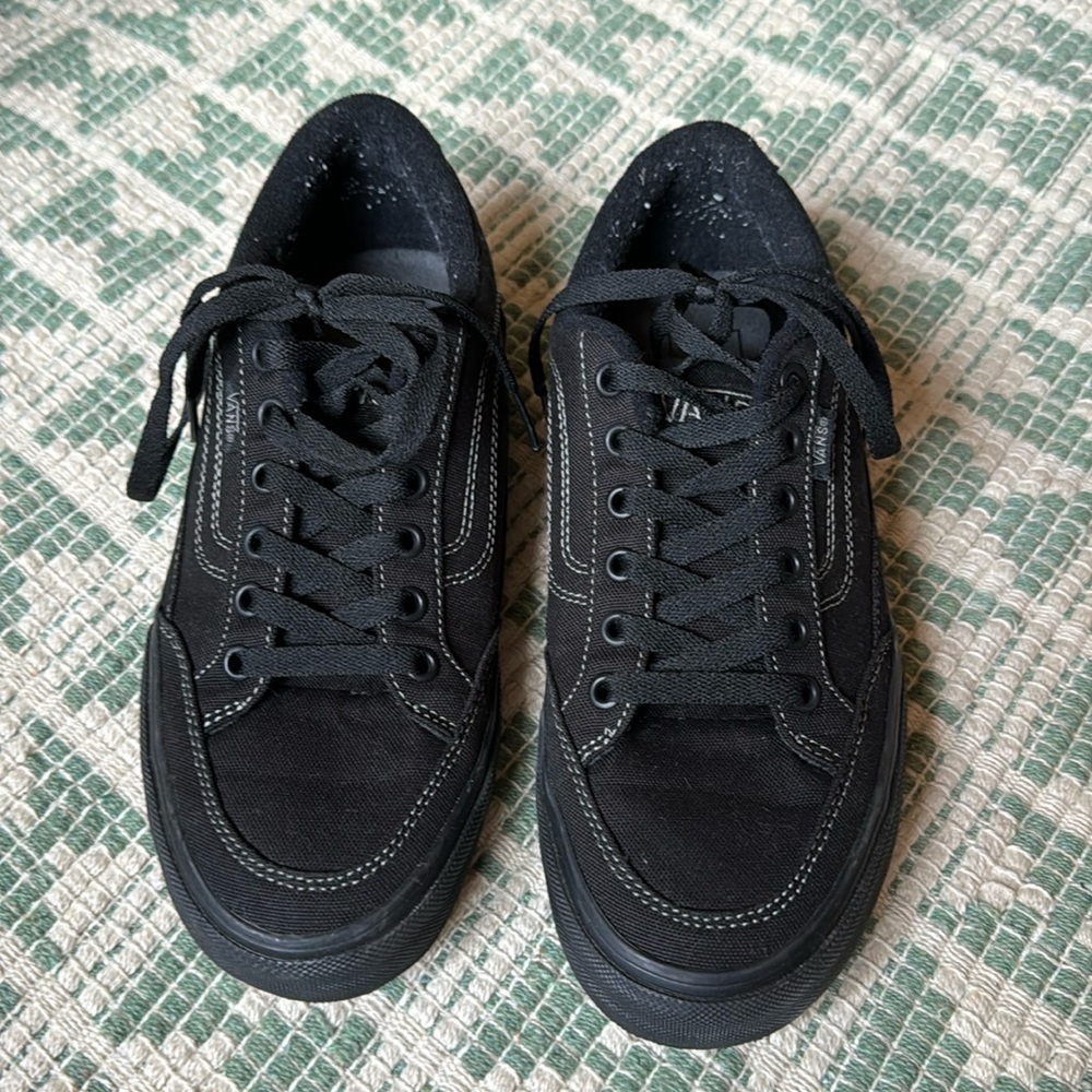 Black Vans Lace Up Sneakers